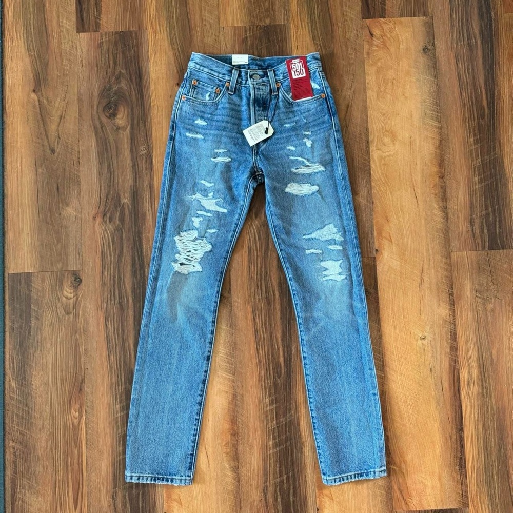 NWT Levis 501 Selvedge Jeans - Picture 3 of 6